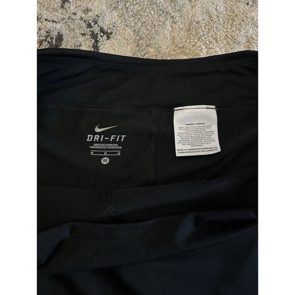 Nike Dri-Fit Women’s Black Nike Tennis Golf Skort Skirt Size M Athletic Sports - Picture 3 of 6
